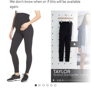 Zella Black Maternity Leggings
